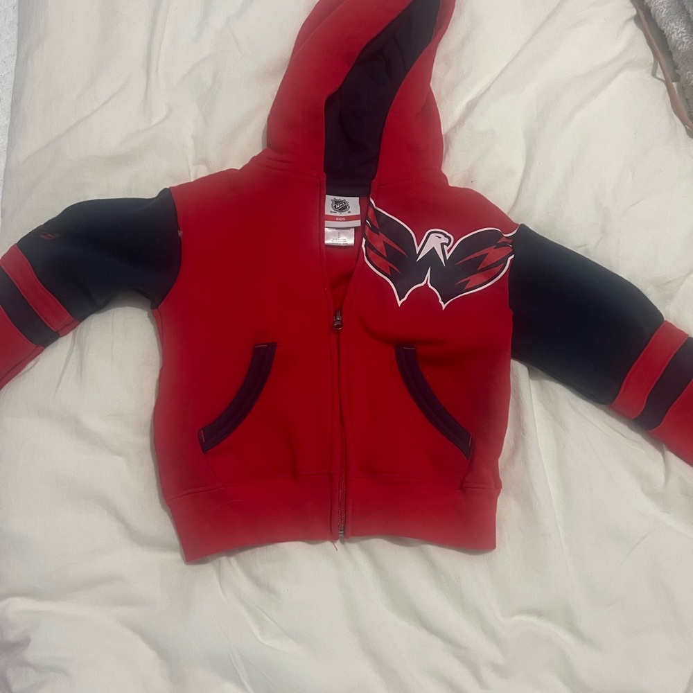 NHL Kids Capitals Zip-Up Sweatshirt
